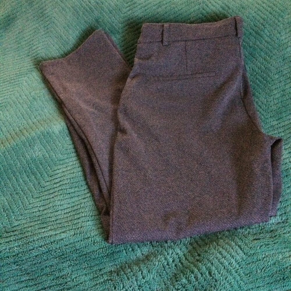 Dalia Built-In Tummy Control Panel Pull-On Pants Gray Size L/G